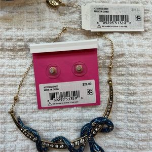 Betsy Johnson 3 piece jewelry set. NWT
